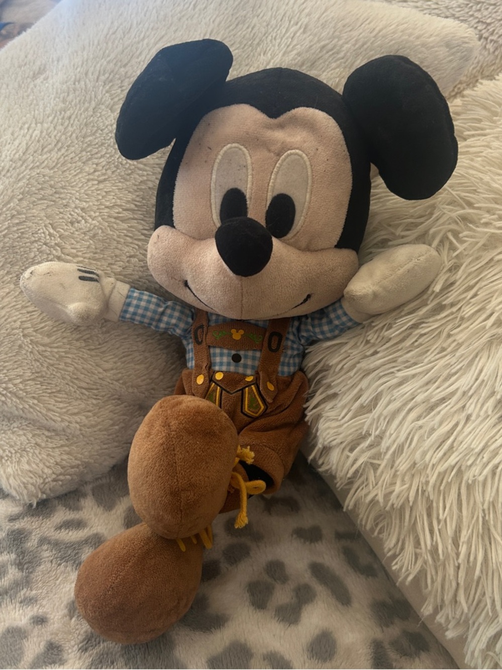 Collectible Oktoberfest Mickey Mouse in a Bavarian Lederhosen